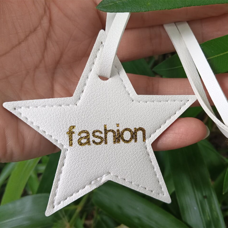 1PCS Free initials five pointe - Monogram Keychain Leather recension och pris