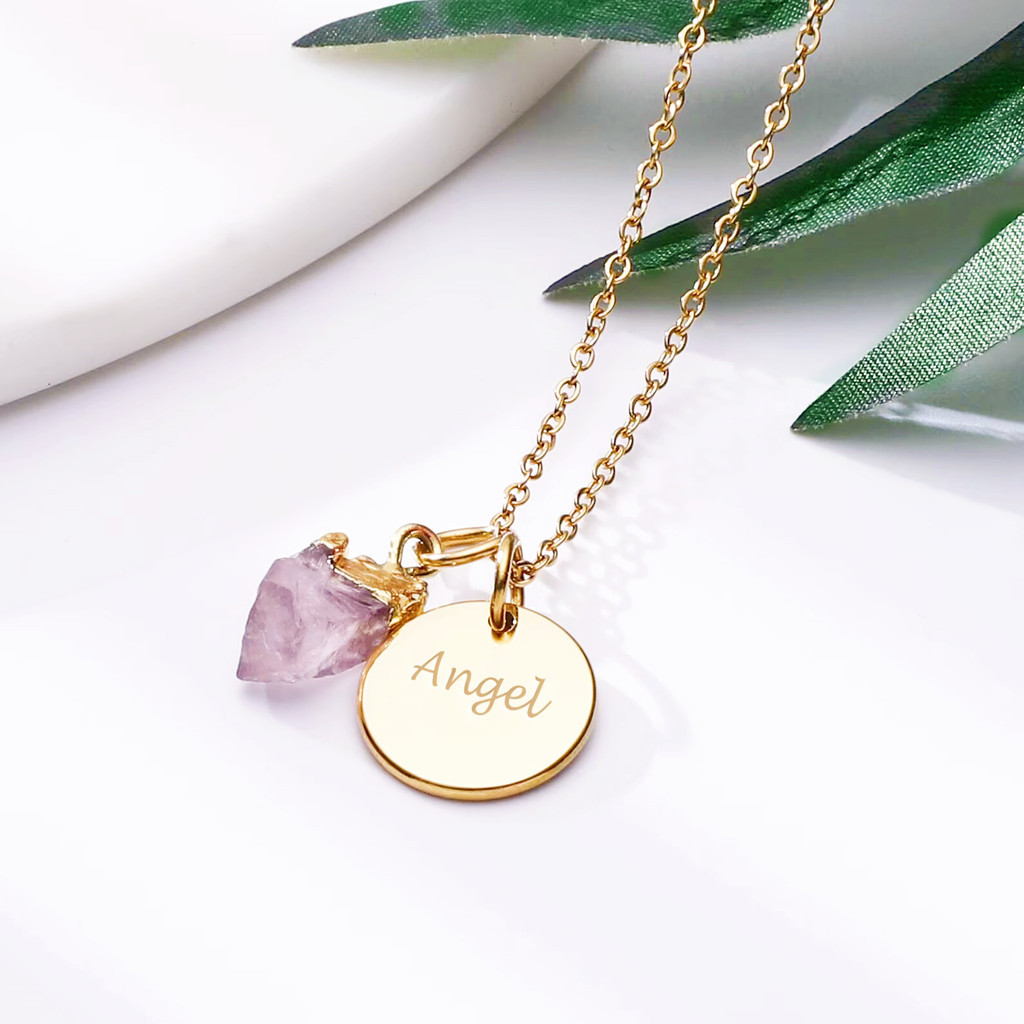 Custom Name Crystal Necklace f - Name Necklace Custom recension och pris