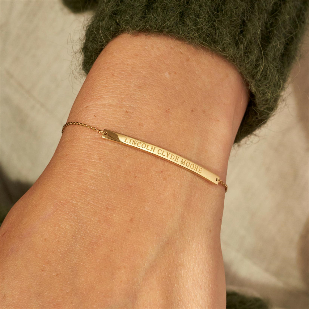 ustom Engraved Latitude Longit - Coordinates Bracelet recension och pris