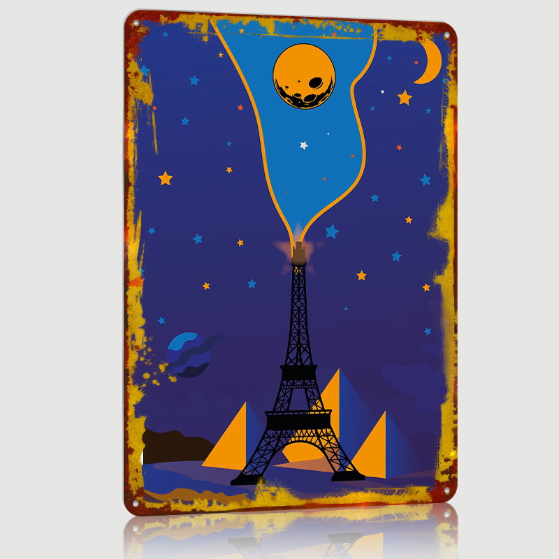 Eiffel Tower Night Sky Poster  - Custom Night Sky recension och pris