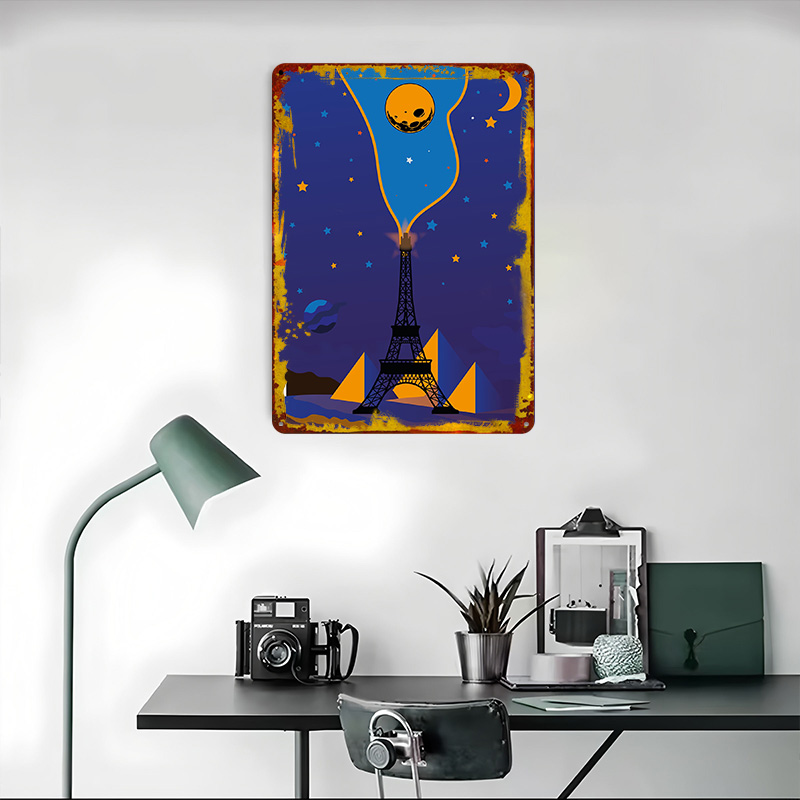 Eiffel Tower Night Sky Poster  - Custom Night Sky recension och pris