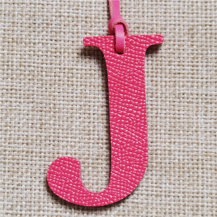 English Letter H I J K L M N A - Monogram Keychain Leather recension och pris