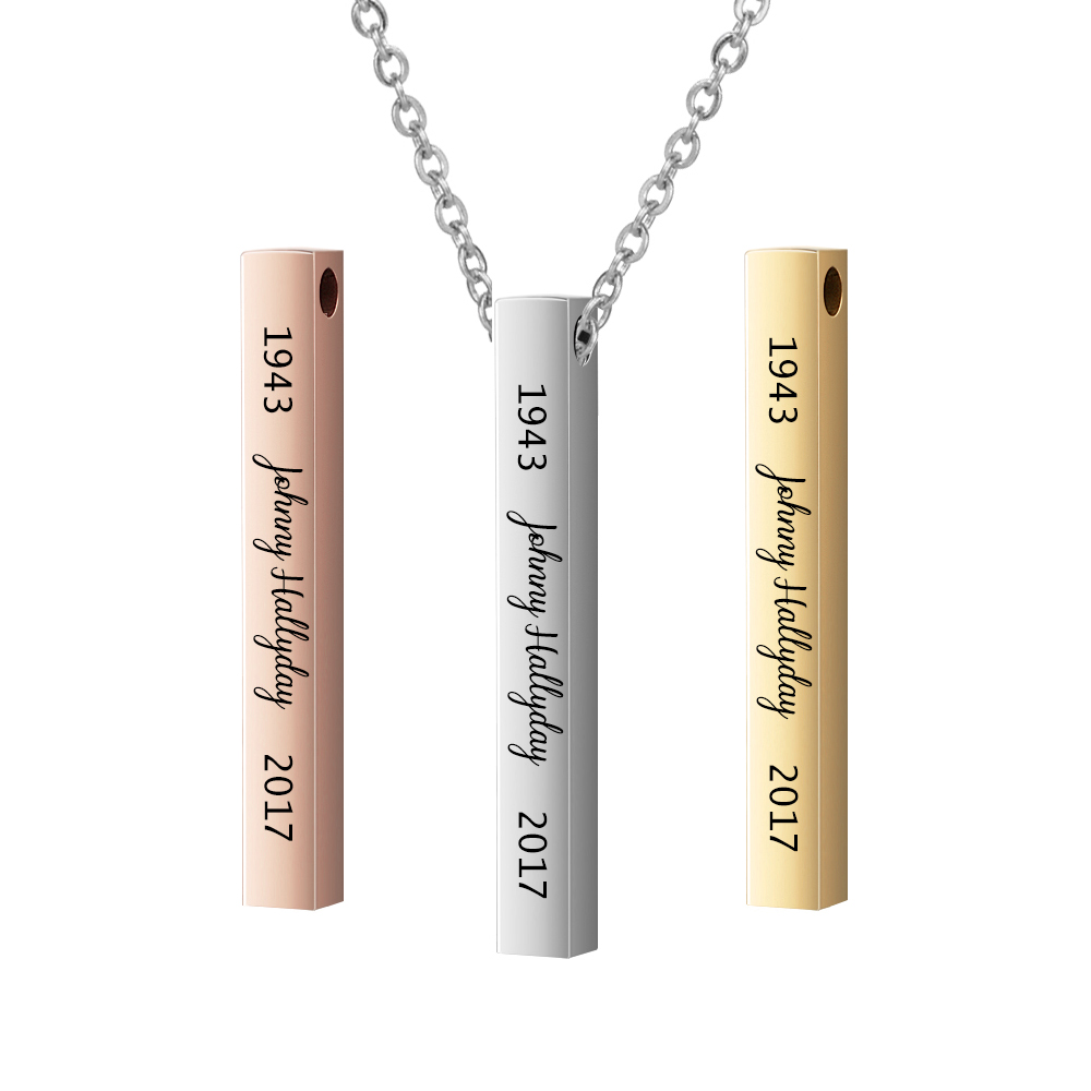 Customized Personalized French - Name Necklace Custom recension och pris