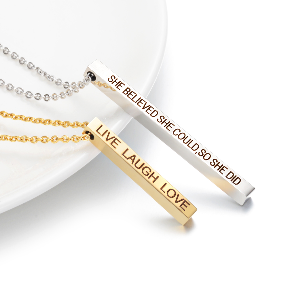 Customized Personalized French - Name Necklace Custom recension och pris