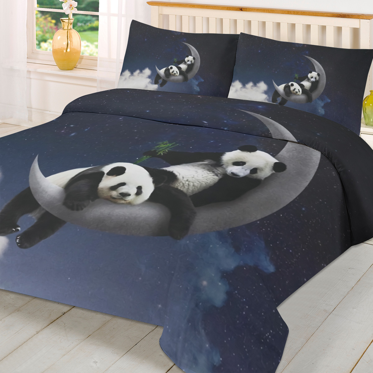 Moon Night Sky Panda Bamboo St - Custom Night Sky recension och pris