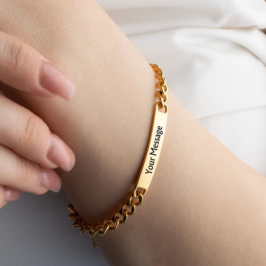 Haiyufly Engrave Name Bracelet - Coordinates Bracelet recension och pris