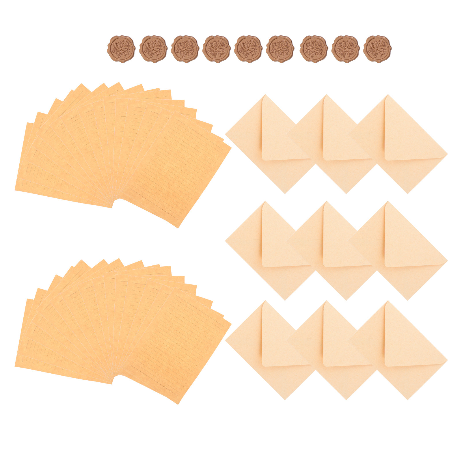 1Set Letter Writing Set Vintag - Wax Seal Letter Kit recension och pris