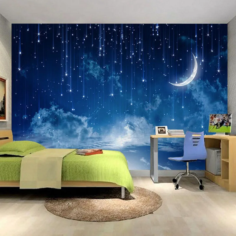 Mural Wallpaper Custom Blue Ni - Custom Night Sky recension och pris