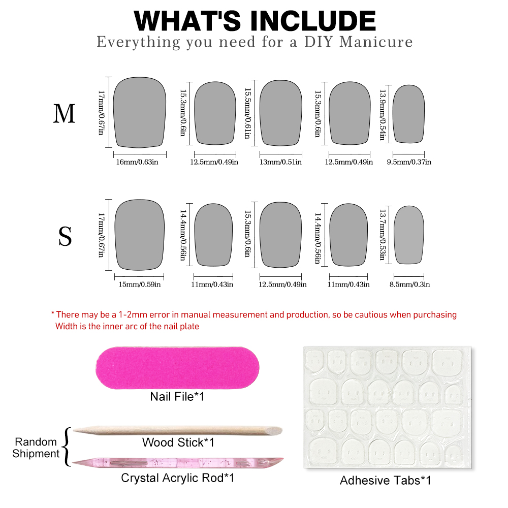 Handmade Press on Nails Summer - Pressed Flower Art recension och pris