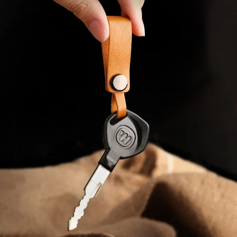 Custom LOGO Genuine Leather Ke - Initial Ring Custom recension och pris