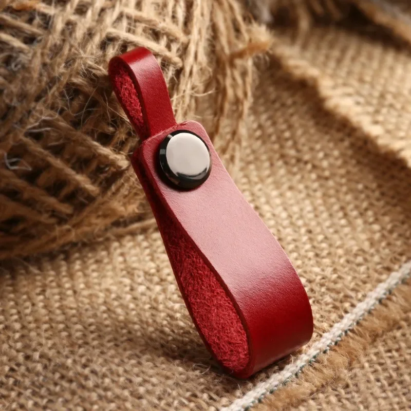 Custom LOGO Genuine Leather Ke - Initial Ring Custom recension och pris