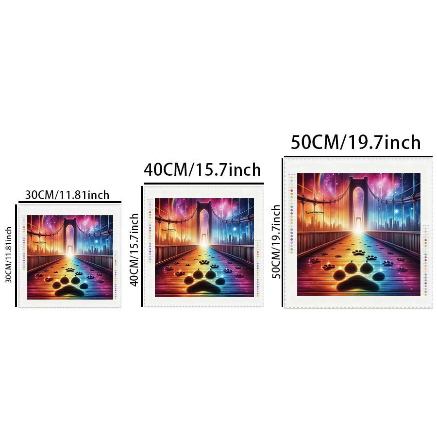 1 piece - 5D-DIY - Flocking cl - Photo Mosaic Print recension och pris