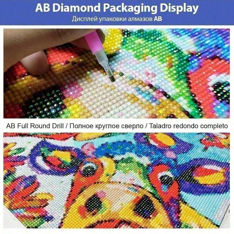 1 piece - 5D-DIY - Flocking cl - Photo Mosaic Print recension och pris