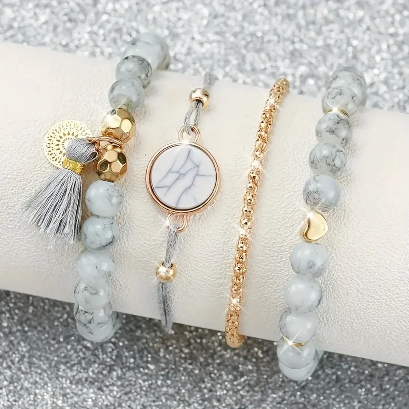 5pcs/Set Chic Women's Quartz W - Coordinates Bracelet recension och pris