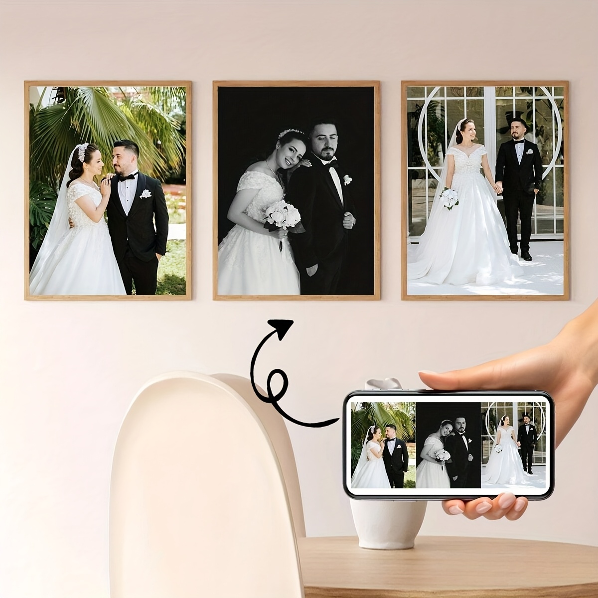 3pcs/set Custom Square Canvas  - Pet Portrait Custom recension och pris