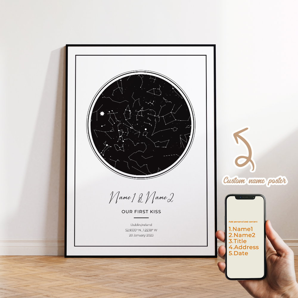 Modern Custom Personalized Nig - Custom Night Sky recension och pris