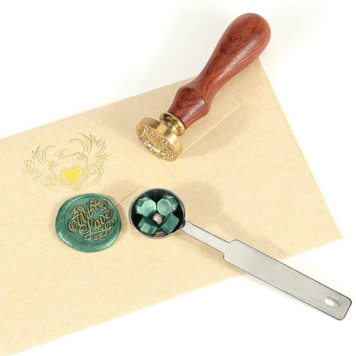 AT84-Sealing Wax Beads, 200 Pi - Wax Seal Letter Kit recension och pris