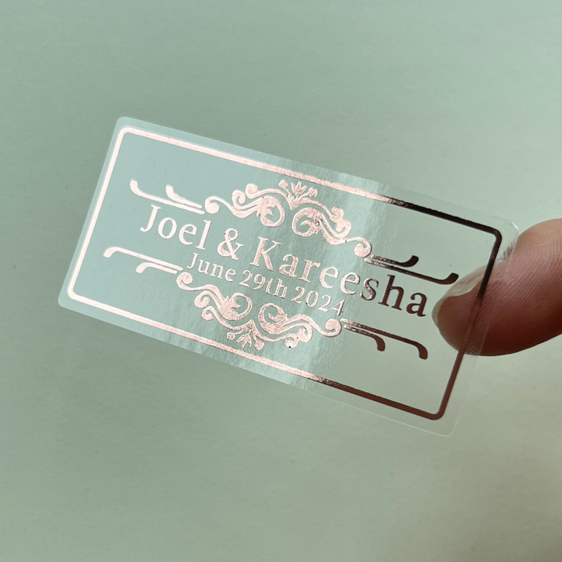 Personalized Real Silver Foil  - Personalised Candle Label recension och pris