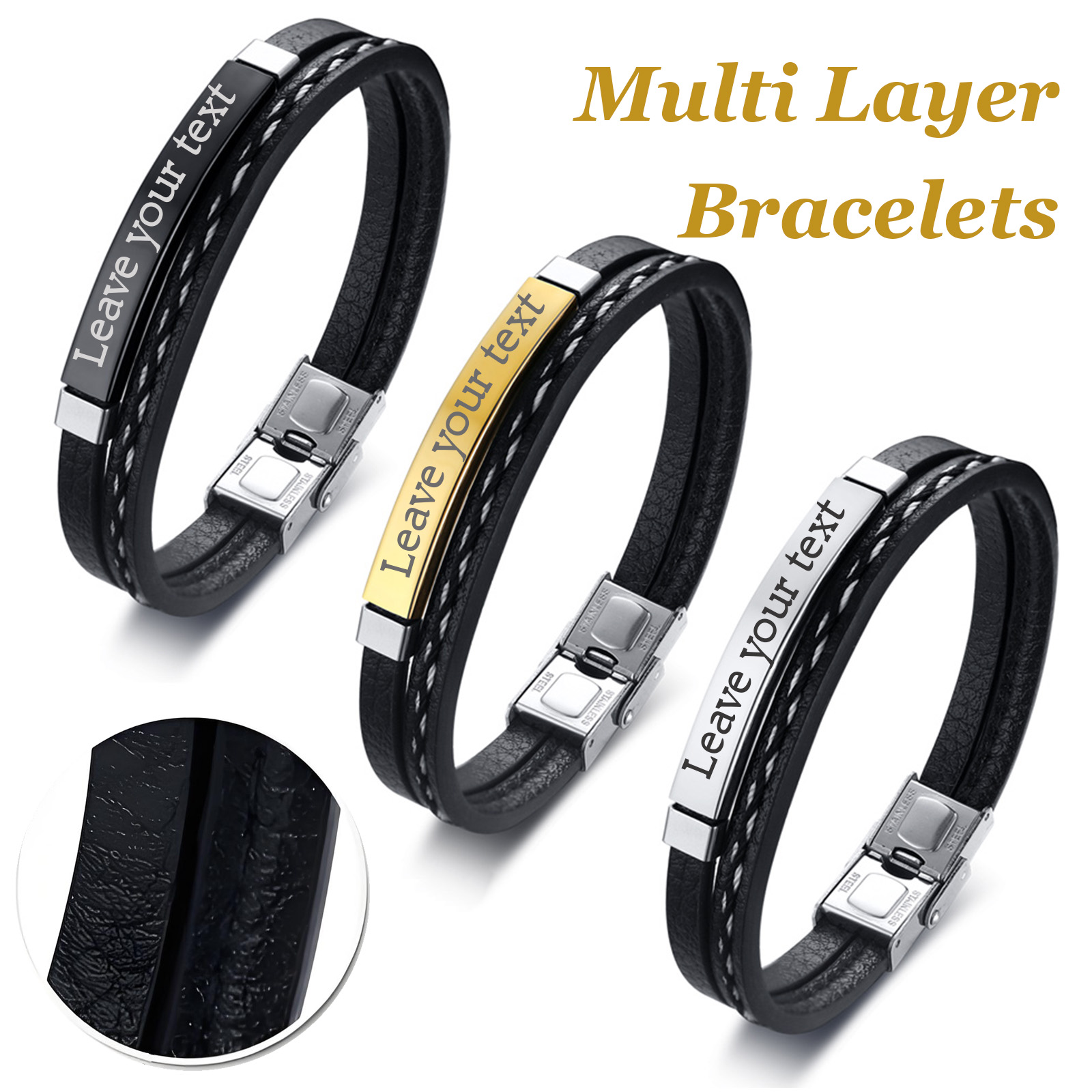 Dual-Layer Commission Braided  - Initial Ring Custom recension och pris