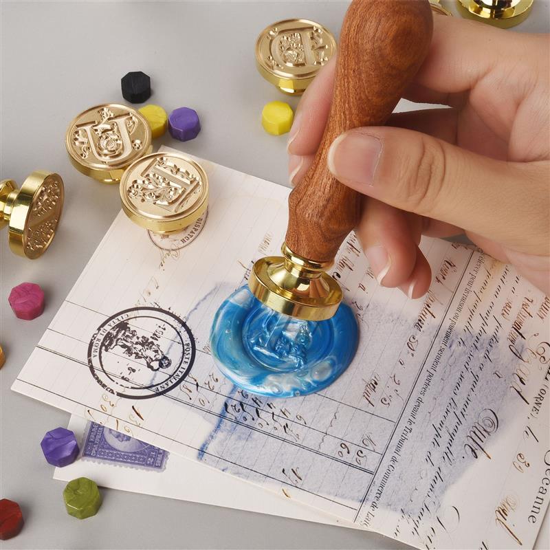 A-Z Vintage Sealed Wax Stamp H - Wax Seal Letter Kit recension och pris