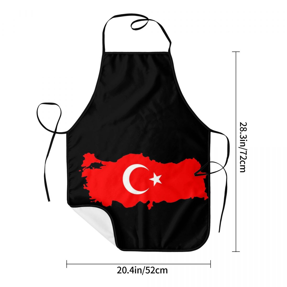 Custom Bib Turkey Flag Map Apr - Custom Star Map recension och pris