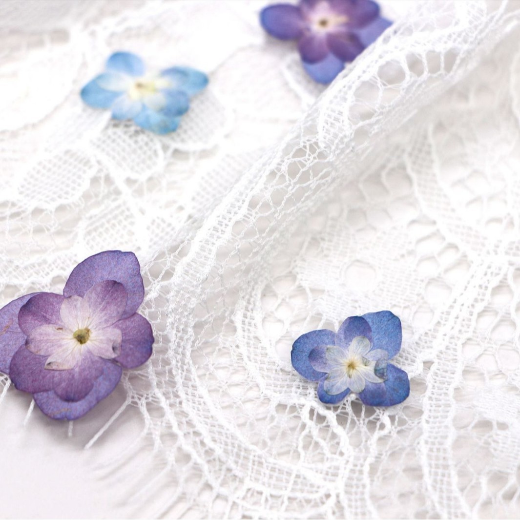 60Pcs Mini Double-Flowered Hyd - Dried Flower Bookmark recension och pris