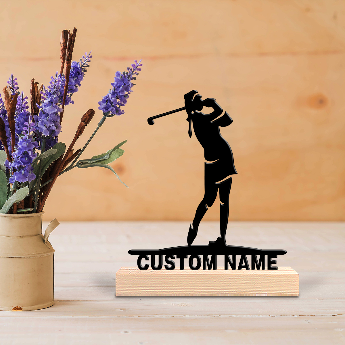1pc Personalized Custom Golf M - Engraved Wood Frame recension och pris