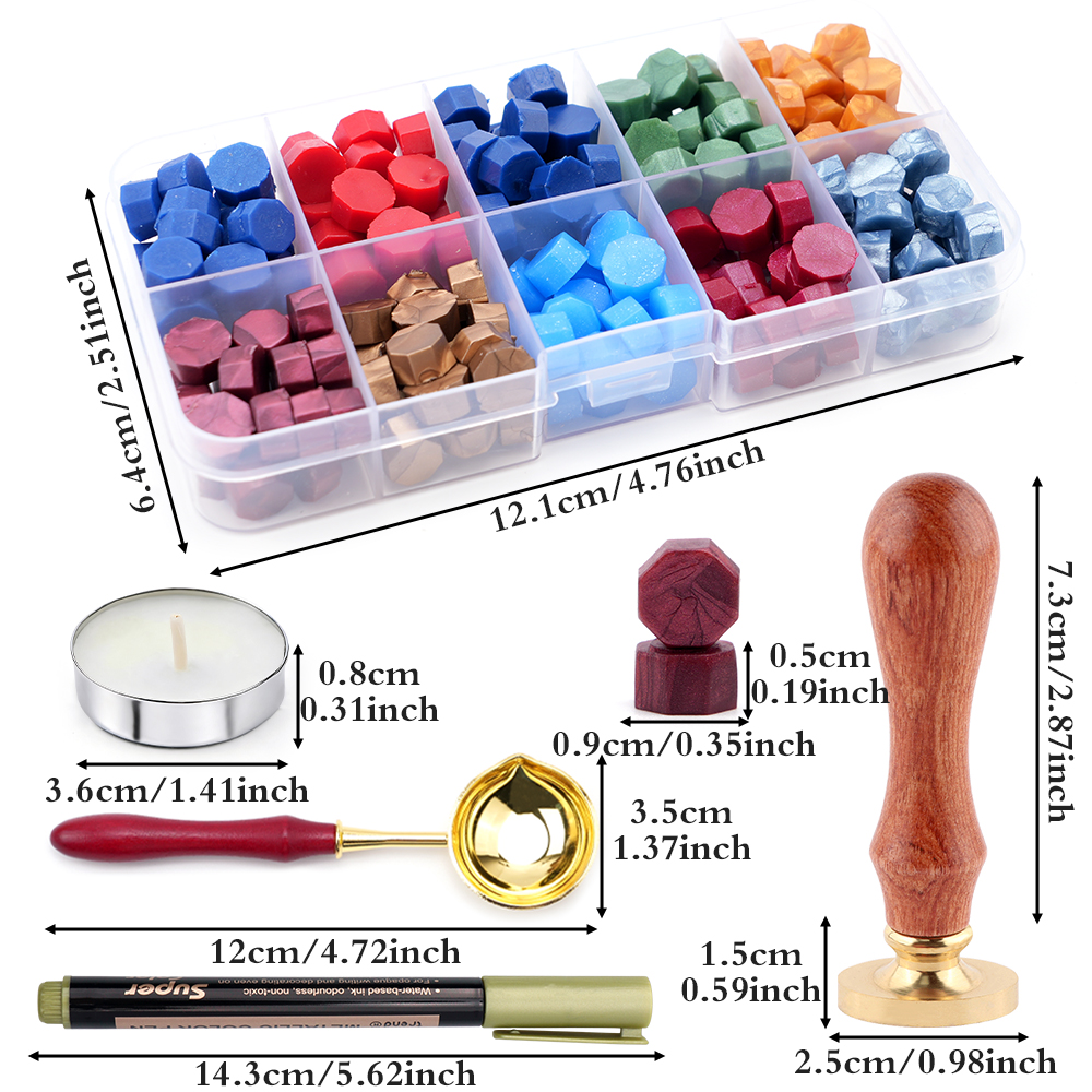 A-Z letter Wax Seal Stamp Kit  - Wax Seal Letter Kit recension och pris
