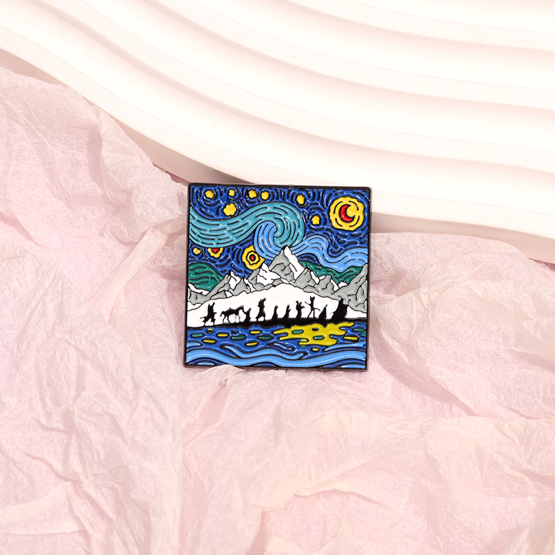 Night Sky Oil Painting Enamel  - Custom Night Sky recension och pris