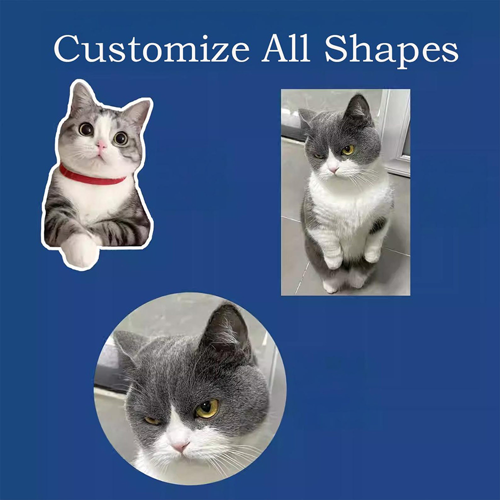 Custom Dog Animal Stickers Fun - Pet Portrait Custom recension och pris