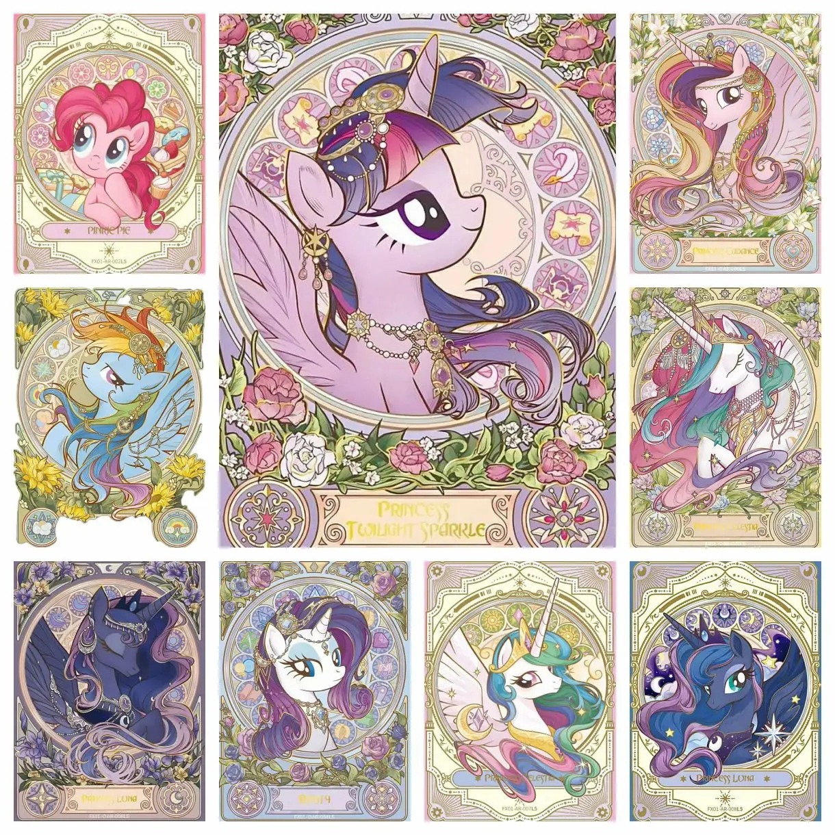 Mucha style My Little Pony 5D  - Photo Mosaic Print recension och pris