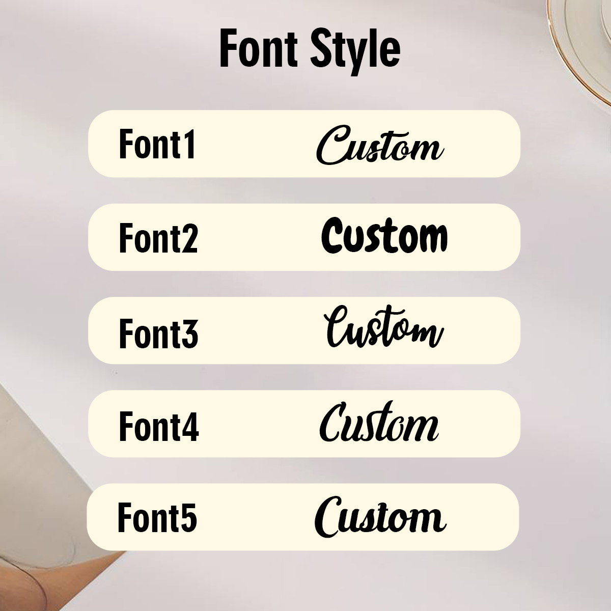 Custom name stickers, custom g - Personalised Candle Label recension och pris