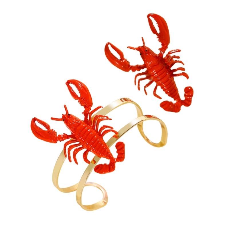 39BB Eye Catching Red Lobster  - Coordinates Bracelet recension och pris