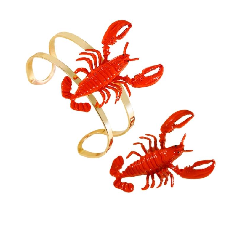 39BB Eye Catching Red Lobster  - Coordinates Bracelet recension och pris
