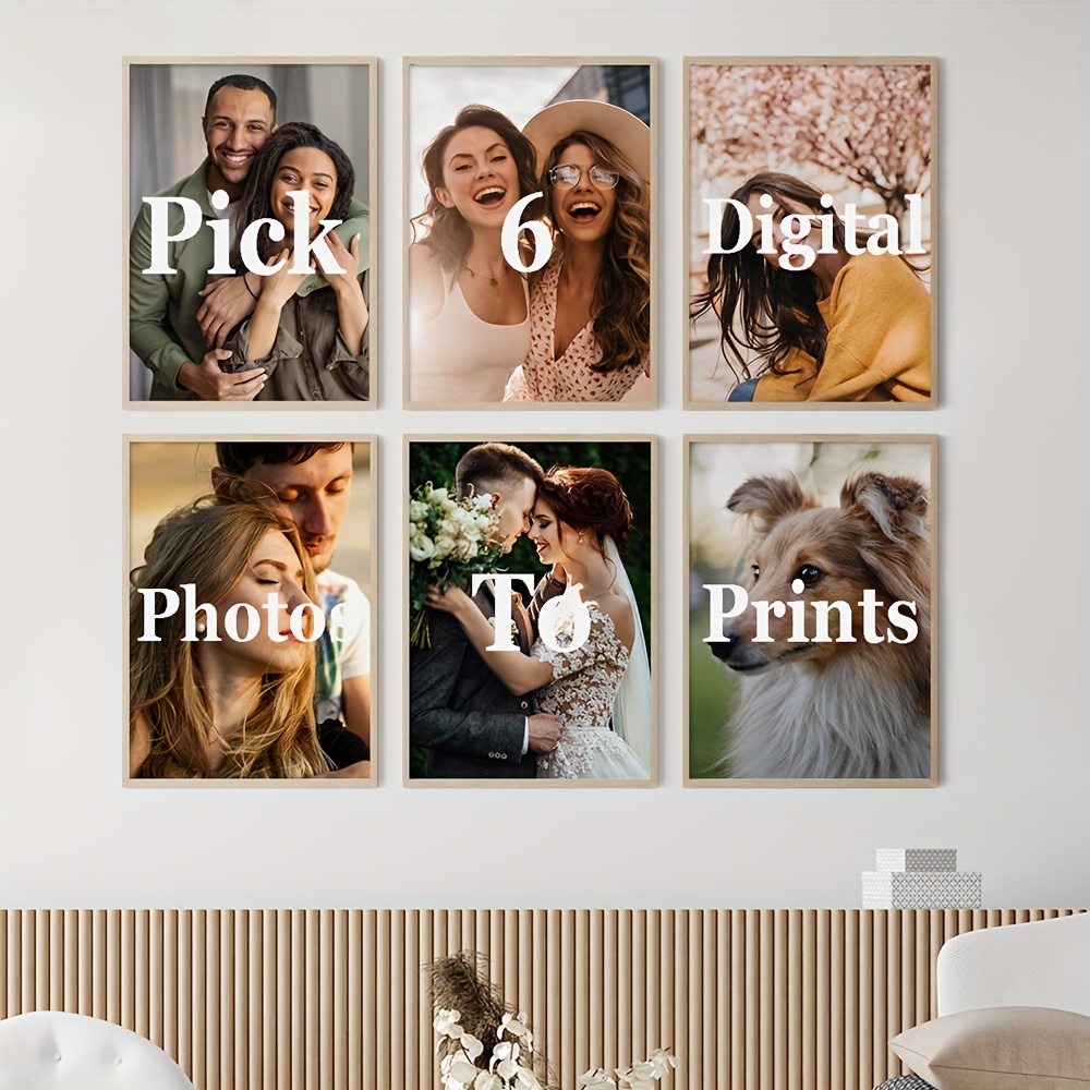 6pcs/set Custom Canvas Prints  - Pet Portrait Custom recension och pris