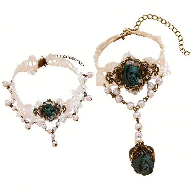 J78F Lace Necklace And Coordin - Coordinates Bracelet recension och pris