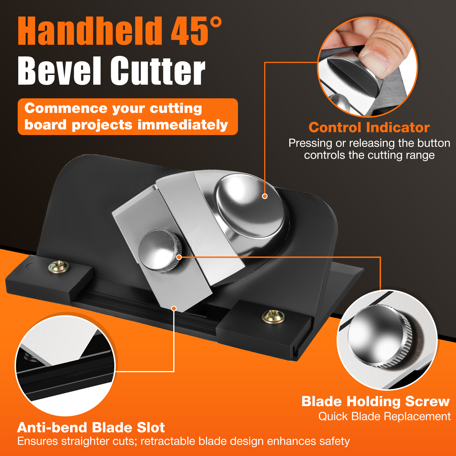 Retractable Mat Cutter 45° Bev - Engraved Wood Frame recension och pris