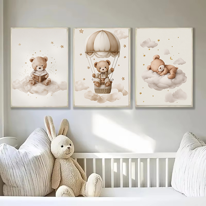 3pcs/set Bohemian Teddy Bear A - Personalized Name Box recension och pris