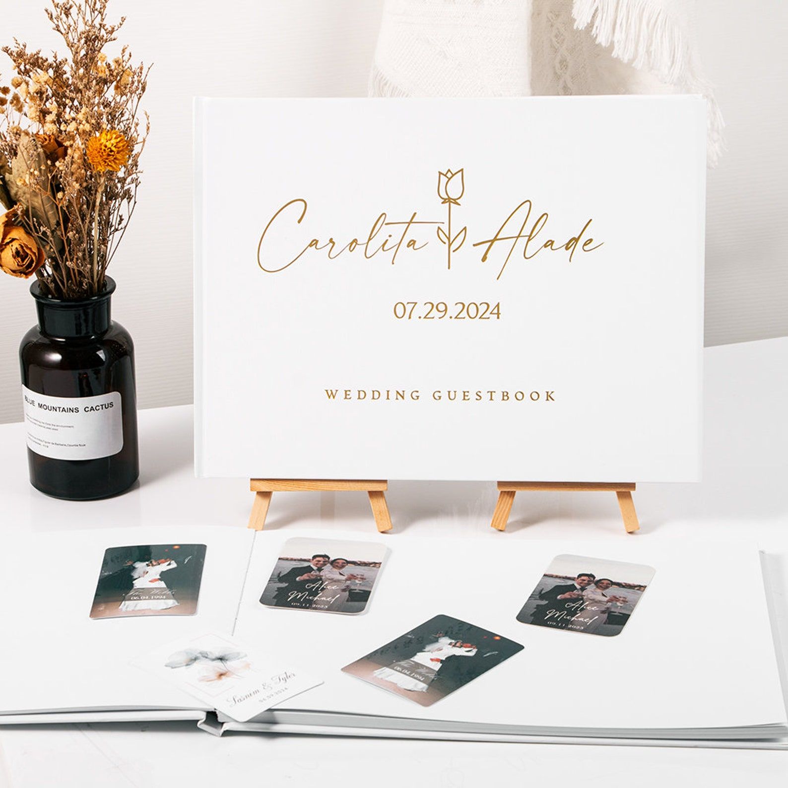 Custom Wedding Guestbook Perso - Custom Photo Book recension och pris