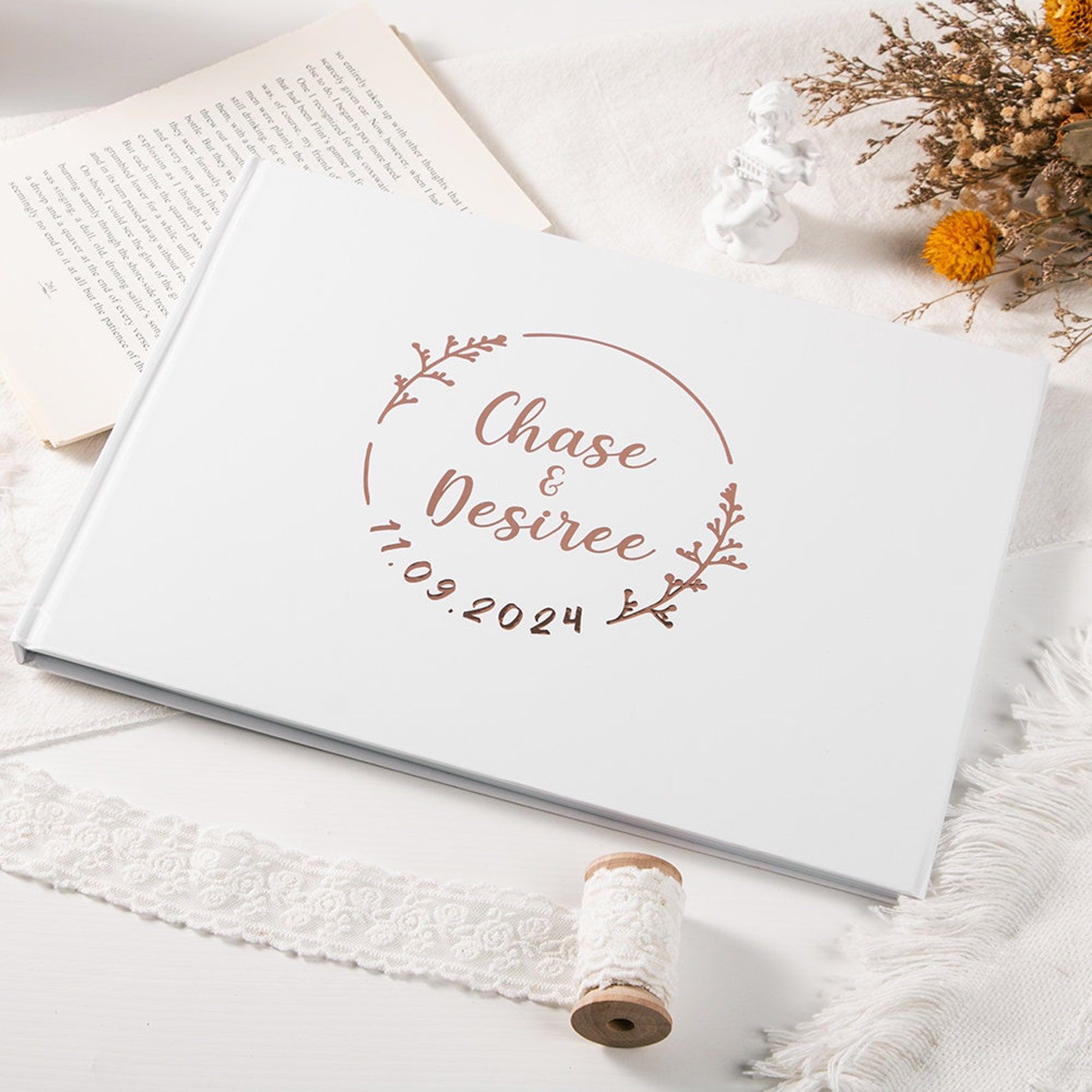Custom Wedding Guestbook Perso - Custom Photo Book recension och pris